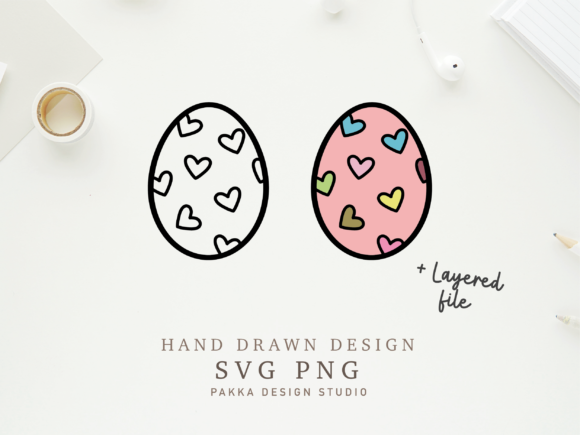 Cute Hand Drawn Easter Egg Heart: A Designer’s Review