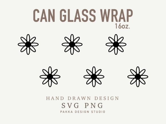 Daisy Flower Glass Can Wrap Svg – Real Project Review
