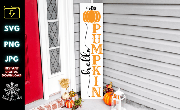 Hello Pumpkin Porch Sign SVG – A Designer’s Review