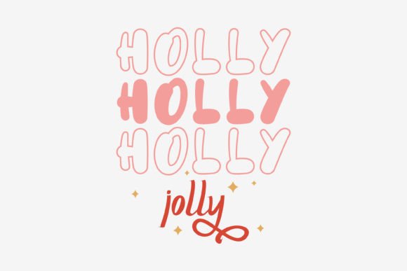 Holly Jolly,Retro Christmas Svg – A Designer's Hands-On Review