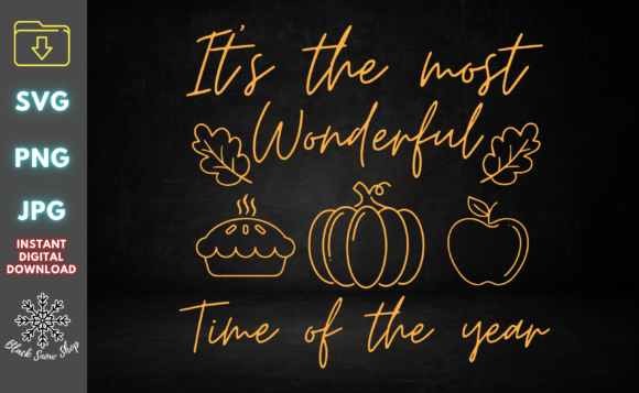 It s the Most Wonderful Time Fall Svg