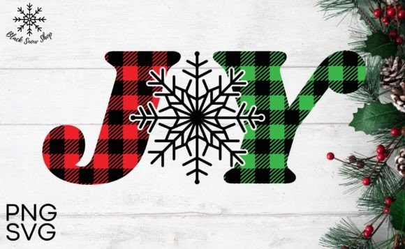 Joy Snowflake Buffalo Plaid Christmas Svg: A Designer's Review