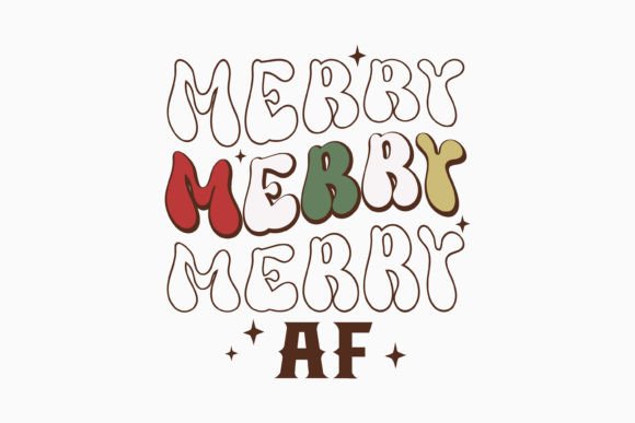Merry AF Retro Christmas Svg Design: A Designer's Review