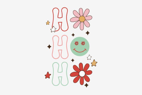 Retro Christmas SVG Ho Ho Ho