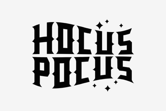 Retro Hocus Pocus Halloween Svg
