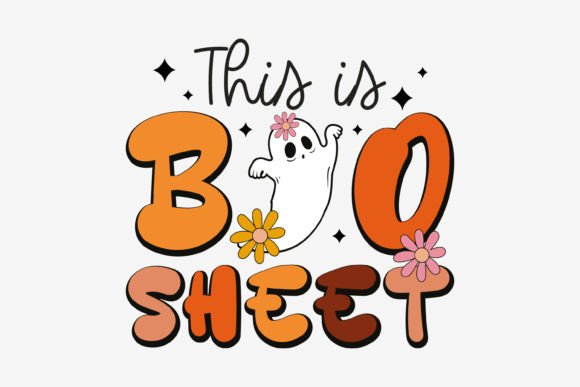 Retro This is Boo Sheet, Halloween SVG