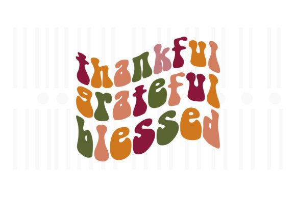 Thankful Grateful Blessed Thanksgiving Design Review